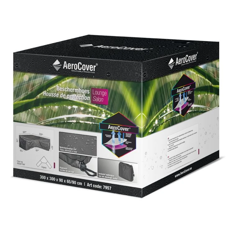 Aerocover Lounge Cover Trapeze 300x300x100 Cm