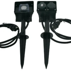 Calex Tuincontactdoos 2-v En Timer