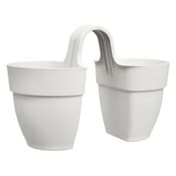 Elho Vibia Campana Flower Twin 21 Zijdewit