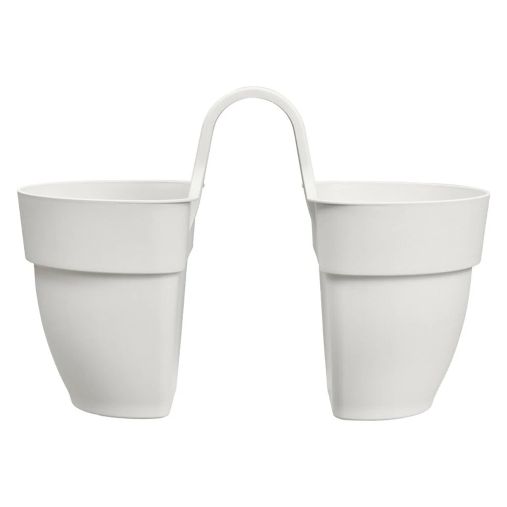 Elho Vibia Campana Flower Twin 21 Zijdewit - Image 2