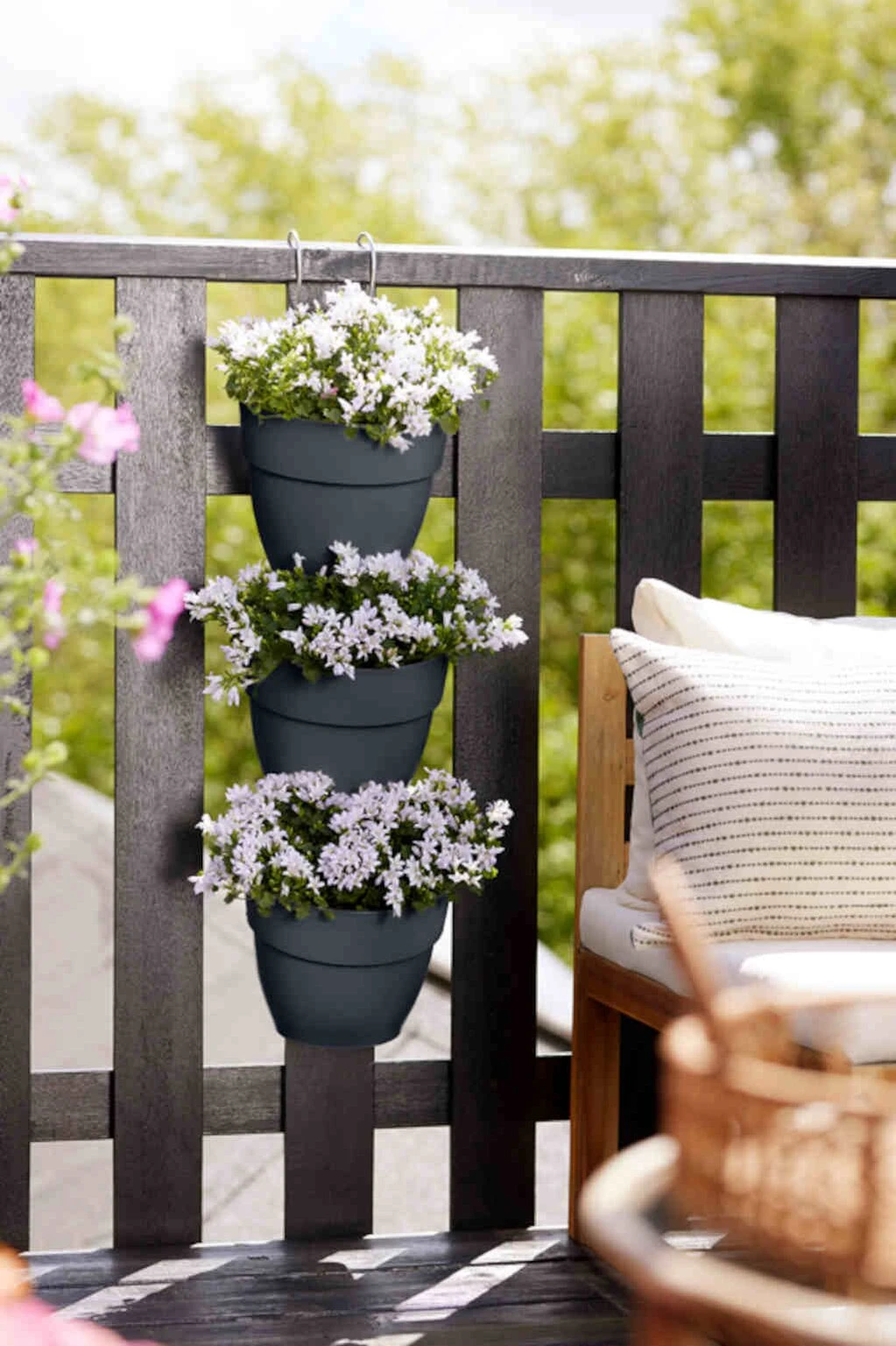 Elho Vibia Campana Vertical Forest Antraciet - Image 5