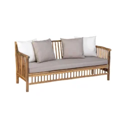 Exotan Bamboo Bank Met Kussens