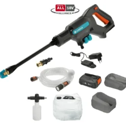 Gardena Hogedrukreiniger Aquaclean 18v Set