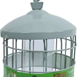 Gebr. Voederautomaat Metaal Klein Grijs / Groen