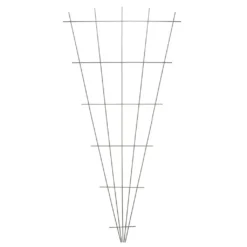Nature Plantklimrek Metaal V-vorm Grijs 5/75 X 145 Cm