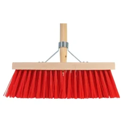 Talen Tools Bezem Rood 35 Cm Met Steel 140 Cm