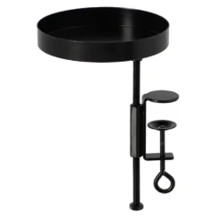 ESSCHERT DESIGN Vensterbankklem Met Plateau Zwart S