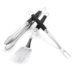 Weber Gereedschapset Rvs Zwart 3-delig